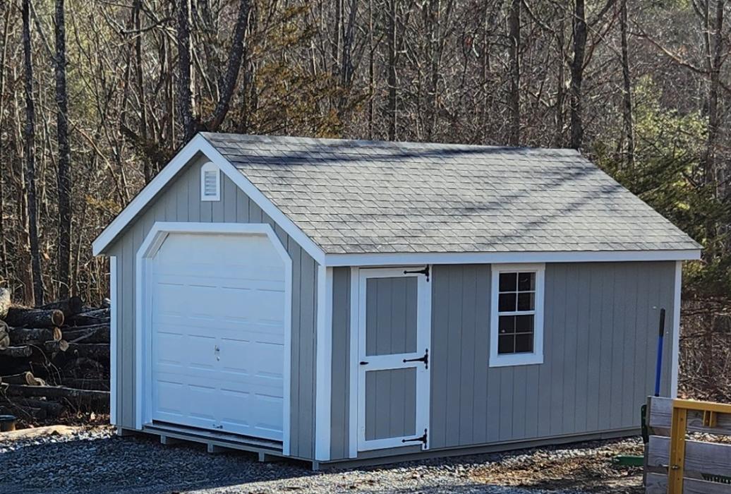 Classic T1-11: A-Frame Single Car Garage | Lancaster Barns